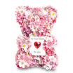 Weinloves Simulation Rose Bear Handmade DIY Flower Foam Bear