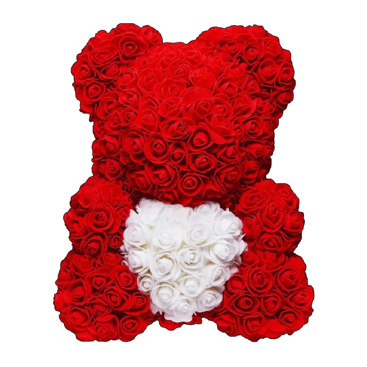 Weinloves 9.8 Inch Love Heart Rose Bear