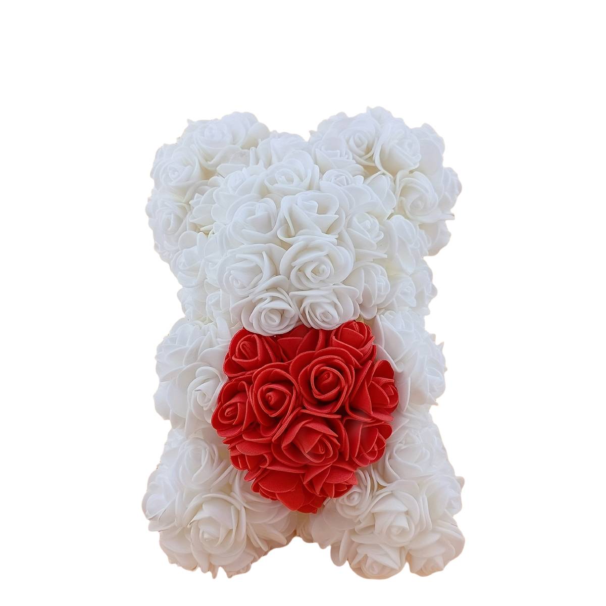 Weinloves 9.06 Inch Love Heart Rose Bear